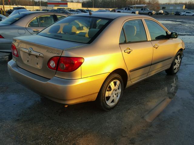 1NXBR32E27Z912748 - 2007 TOYOTA COROLLA CE TAN photo 4