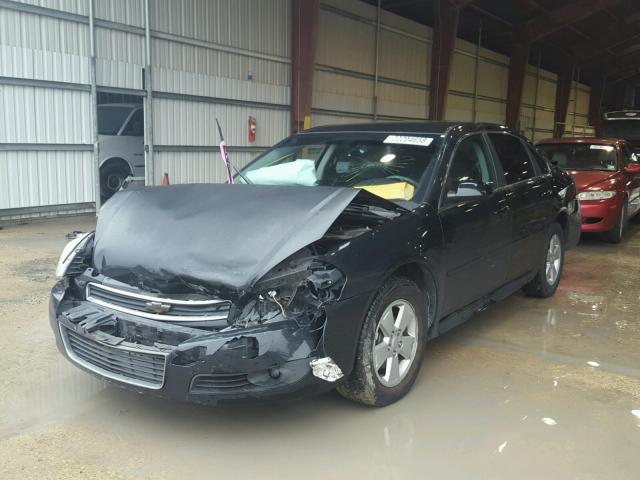 2G1WG5EK9B1140710 - 2011 CHEVROLET IMPALA LT BLACK photo 2