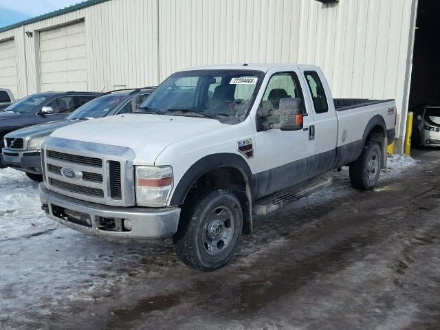 1FTWX31R38EA13800 - 2008 FORD F350 SRW S WHITE photo 2