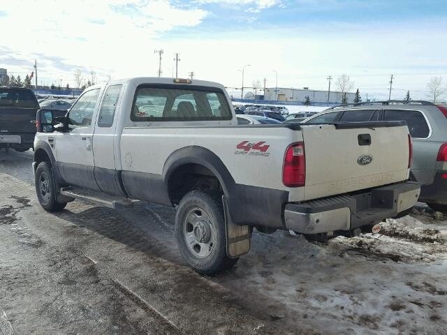 1FTWX31R38EA13800 - 2008 FORD F350 SRW S WHITE photo 3