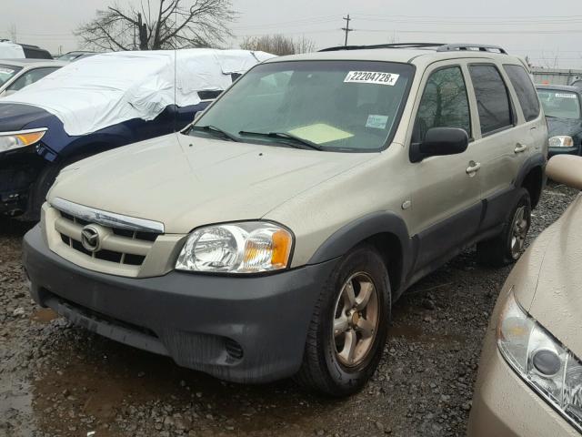 4F2YZ92Z85KM24207 - 2005 MAZDA TRIBUTE I BEIGE photo 2