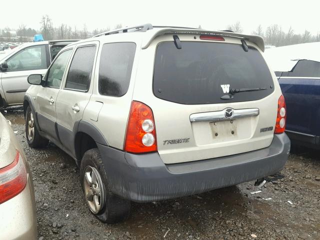 4F2YZ92Z85KM24207 - 2005 MAZDA TRIBUTE I BEIGE photo 3