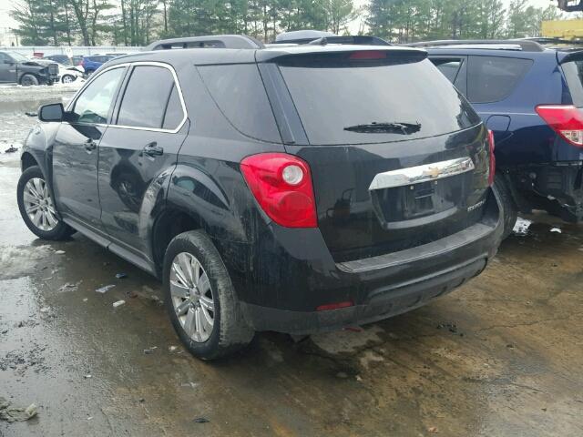 2GNALPEC6B1233564 - 2011 CHEVROLET EQUINOX LT BLACK photo 3