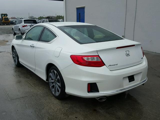 1HGCT2B88FA005373 - 2015 HONDA ACCORD EXL WHITE photo 3