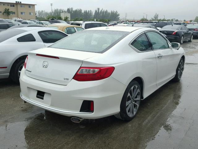 1HGCT2B88FA005373 - 2015 HONDA ACCORD EXL WHITE photo 4