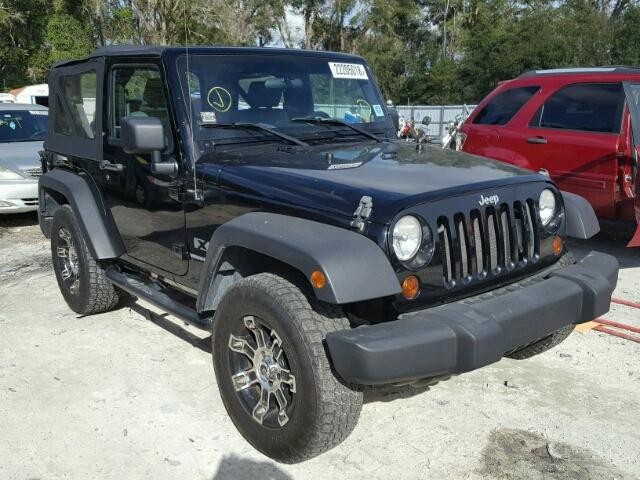 1J4FA24168L650896 - 2008 JEEP WRANGLER X BLACK photo 1