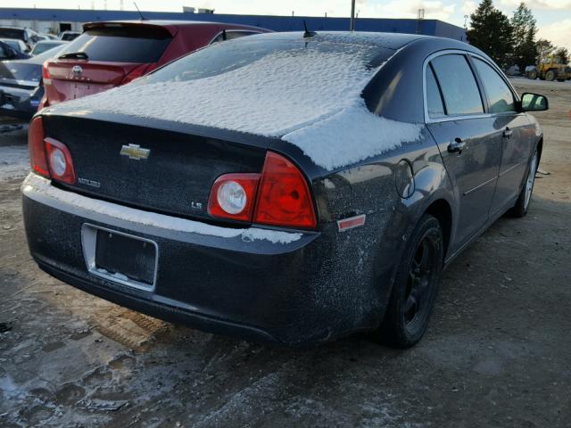 1G1ZG57B59F227775 - 2009 CHEVROLET MALIBU LS BLACK photo 4