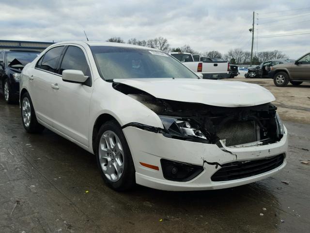 3FAHP0HA9BR145297 - 2011 FORD FUSION SE WHITE photo 1