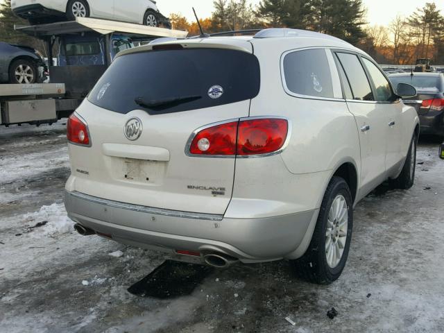 5GAKVBEDXBJ122509 - 2011 BUICK ENCLAVE CX WHITE photo 4