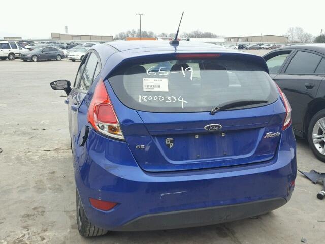 3FADP4EJXFM209246 - 2015 FORD FIESTA SE BLUE photo 10