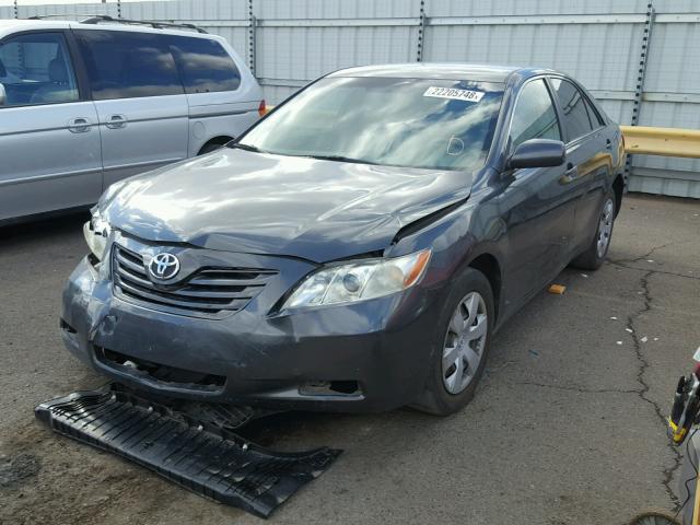 4T1BE46K97U609225 - 2007 TOYOTA CAMRY NEW GRAY photo 2