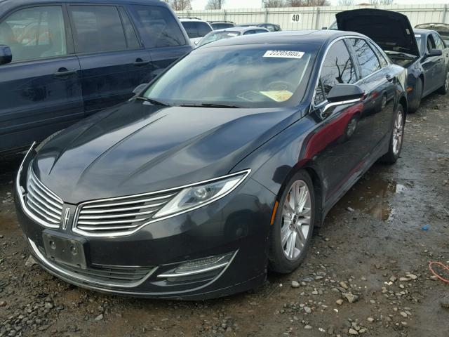 3LN6L2GK1ER828100 - 2014 LINCOLN MKZ BLACK photo 2