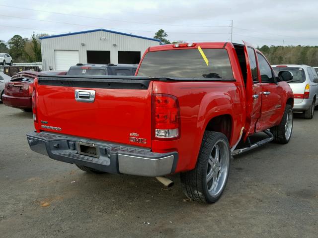 3GTP1UEAXCG118626 - 2012 GMC SIERRA C15 RED photo 4