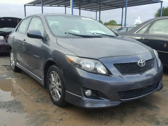 2T1BU4EE4AC499546 - 2010 TOYOTA COROLLA BA GRAY photo 1