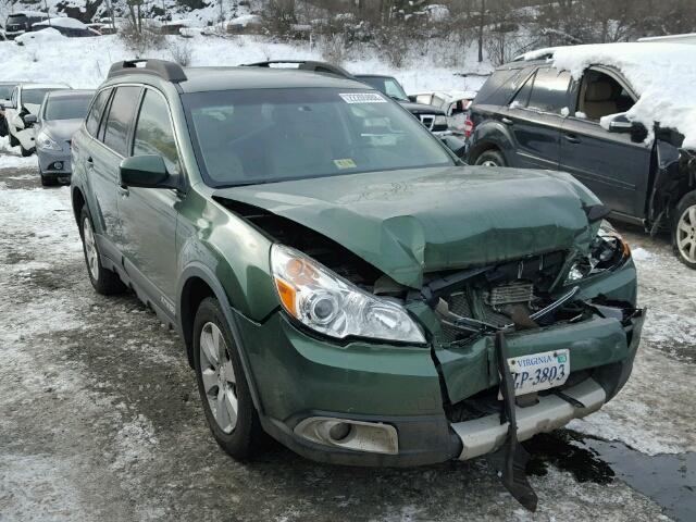 4S4BRBCC6A3313579 - 2010 SUBARU OUTBACK 2. GREEN photo 1