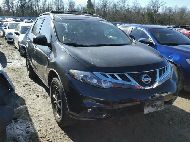 JN8AZ1MW8EW518249 - 2014 NISSAN MURANO S BLACK photo 1