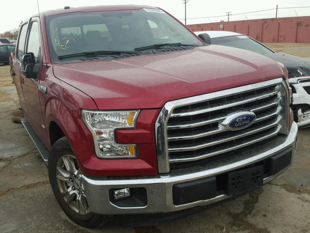 1FTEW1CP7GKF85063 - 2016 FORD F150 SUPER RED photo 1