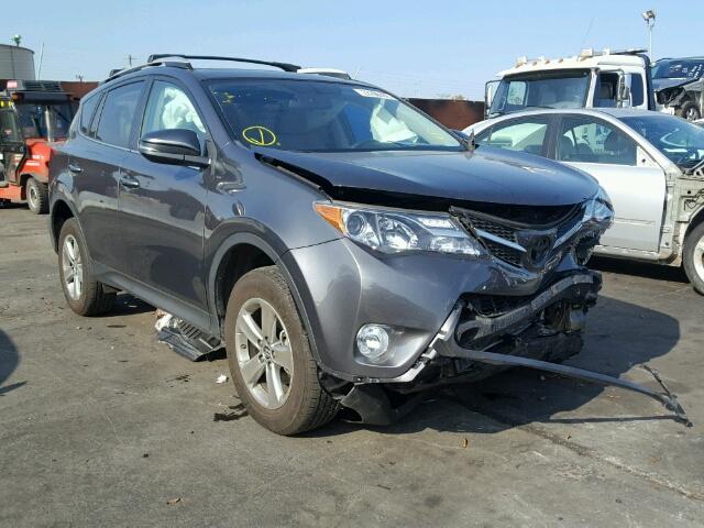 2T3WFREV2FW146566 - 2015 TOYOTA RAV4 XLE CHARCOAL photo 1