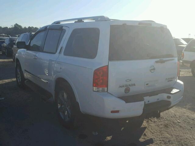 5N1BA0NFXDN614741 - 2013 NISSAN ARMADA PLA WHITE photo 3