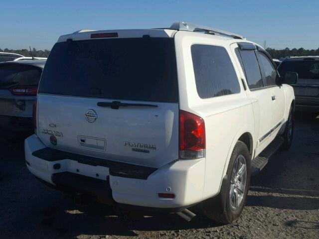 5N1BA0NFXDN614741 - 2013 NISSAN ARMADA PLA WHITE photo 4