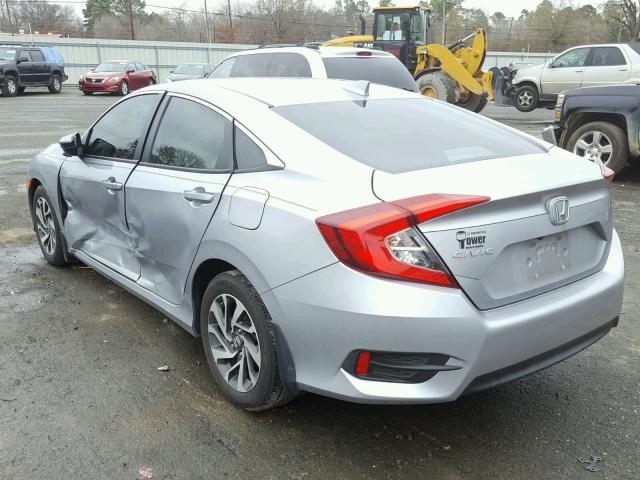 19XFC2F75HE026727 - 2017 HONDA CIVIC EX SILVER photo 3