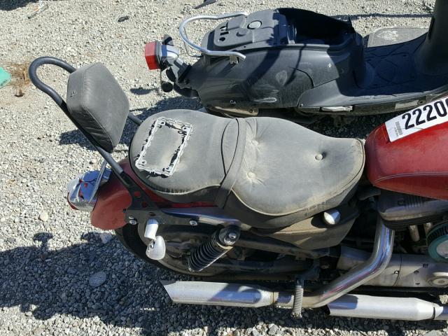 1HD4CJM364K402925 - 2004 HARLEY-DAVIDSON XL883 C RED photo 6