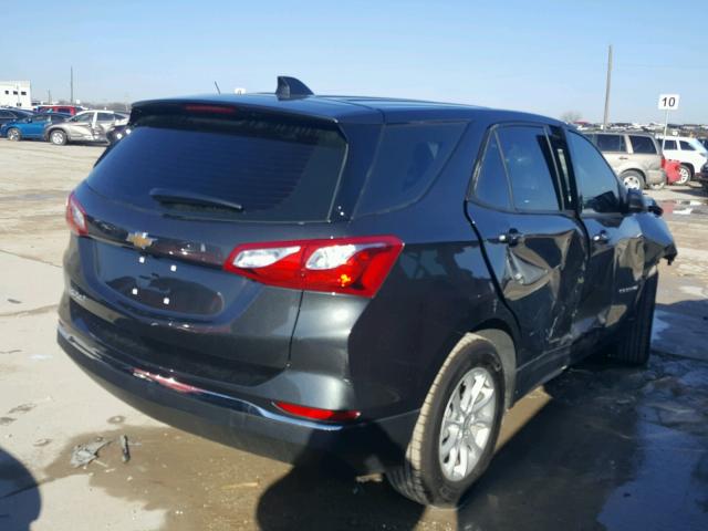 2GNAXHEV0J6116172 - 2018 CHEVROLET EQUINOX LS GRAY photo 4