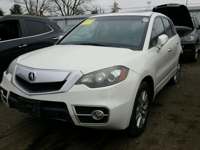 5J8TB2H54AA004729 - 2010 ACURA RDX TECHNO WHITE photo 2