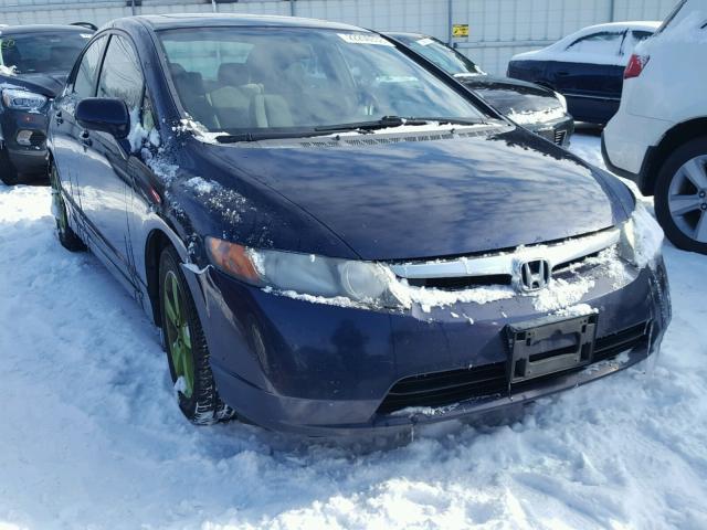 1HGFA16848L004185 - 2008 HONDA CIVIC EX ლურჯი ფოტო 1