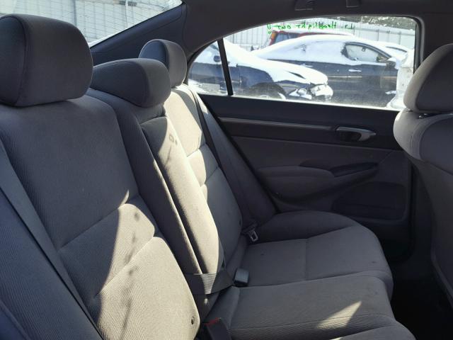 1HGFA16848L004185 - 2008 HONDA CIVIC EX ლურჯი ფოტო 6