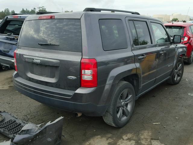 1C4NJPFA6ED789556 - 2014 JEEP PATRIOT LA GRAY photo 4