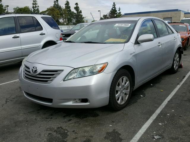 4T1BB46K49U068595 - 2009 TOYOTA CAMRY HYBR SILVER photo 2