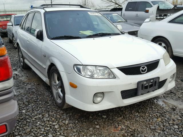 JM1BJ245121608386 - 2002 MAZDA PROTEGE PR WHITE photo 1