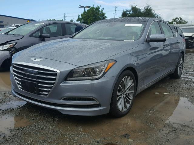 KMHGN4JE5FU072164 - 2015 HYUNDAI GENESIS 3. BLUE photo 2