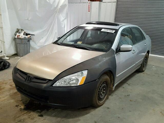 1HGCM66564A001923 - 2004 HONDA ACCORD EX SILVER photo 2