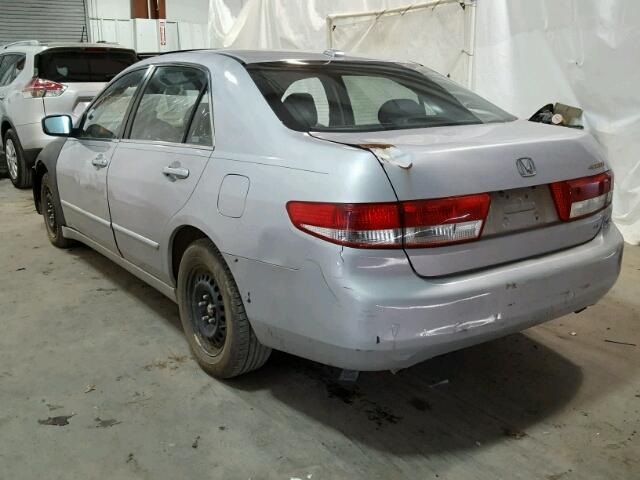 1HGCM66564A001923 - 2004 HONDA ACCORD EX SILVER photo 3