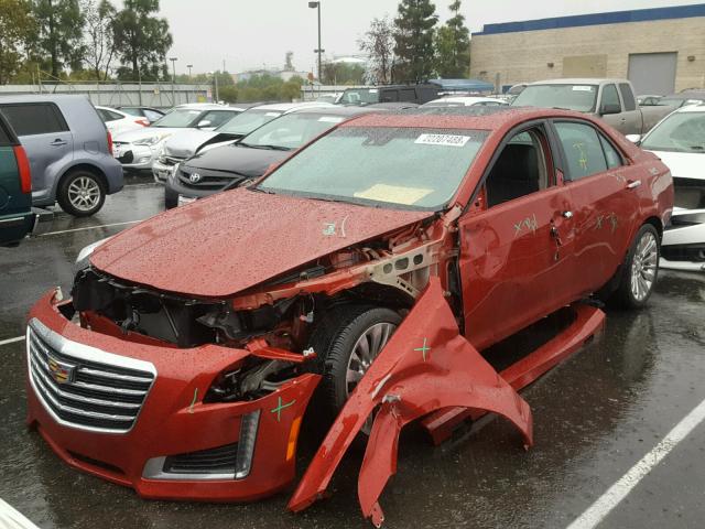1G6AR5SS7H0123721 - 2017 CADILLAC CTS LUXURY RED photo 2