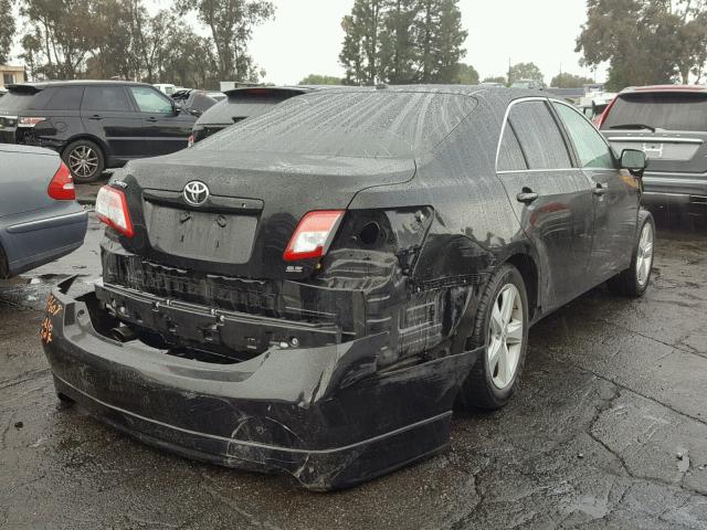 4T1BF3EK0BU736012 - 2011 TOYOTA CAMRY BASE BLACK photo 4