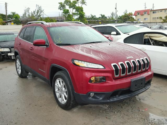 1C4PJMCB8GW181761 - 2016 JEEP CHEROKEE L RED photo 1