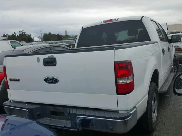 1FTPW12555KE05763 - 2005 FORD F150 SUPER WHITE photo 4