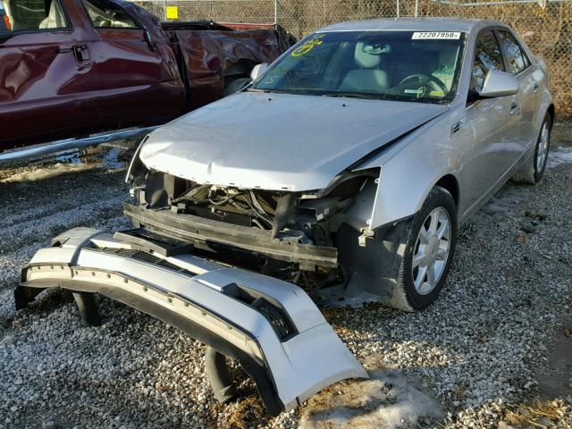 1G6DF577180142923 - 2008 CADILLAC CTS SILVER photo 2