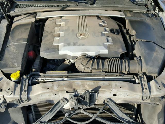 1G6DF577180142923 - 2008 CADILLAC CTS SILVER photo 7