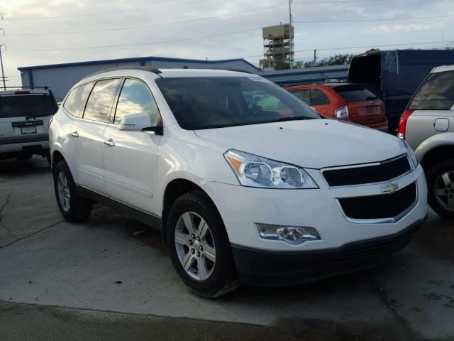 1GNKRGED2BJ108398 - 2011 CHEVROLET TRAVERSE L WHITE photo 1