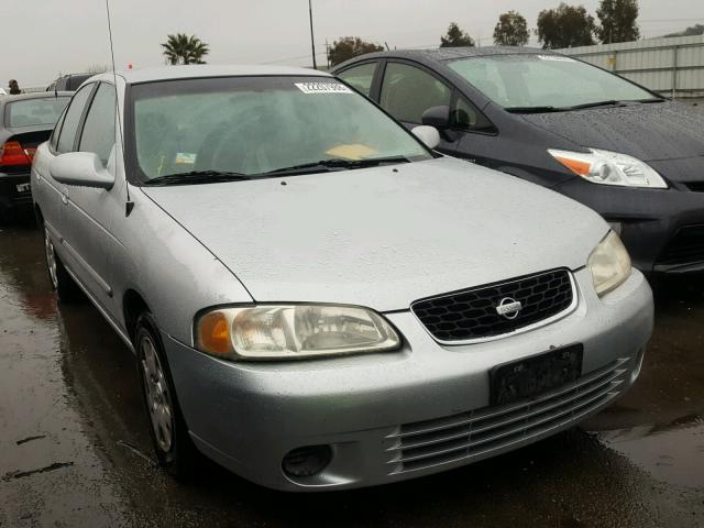 3N1CB51D82L595162 - 2002 NISSAN SENTRA XE SILVER photo 1