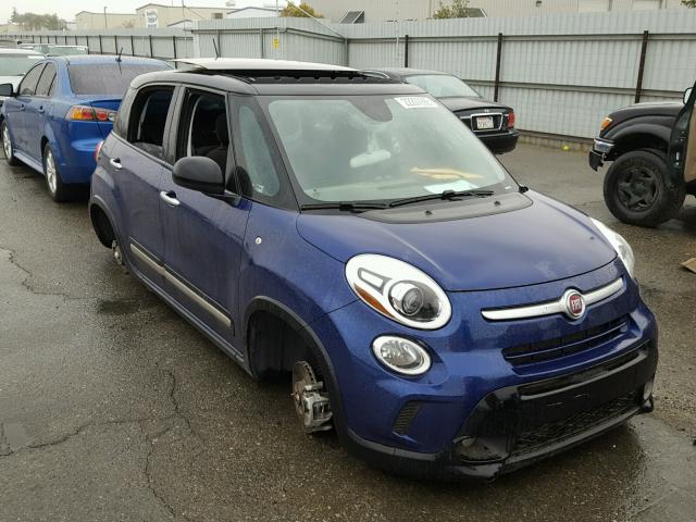 ZFBCFADH1FZ032531 - 2015 FIAT 500L TREKK BLUE photo 1