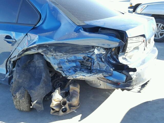3VW2K7AJ7FM357357 - 2015 VOLKSWAGEN JETTA BASE 蓝色 照片 9