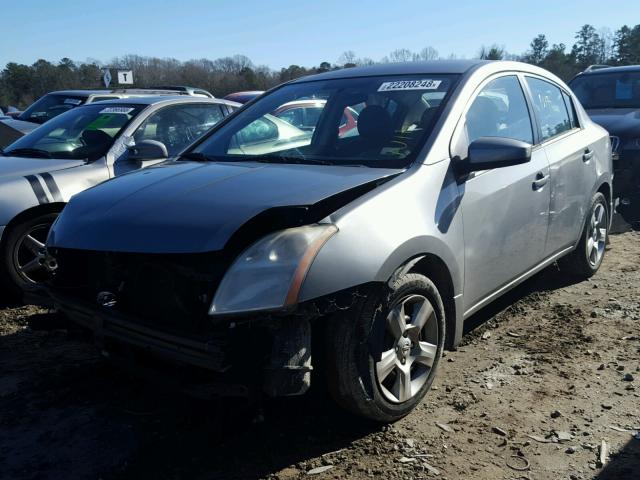 3N1AB61EX8L697724 - 2008 NISSAN SENTRA 2.0 GRAY photo 2