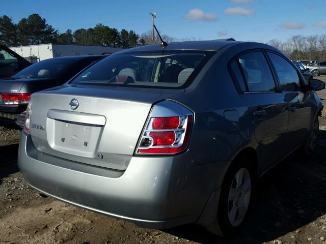 3N1AB61EX8L697724 - 2008 NISSAN SENTRA 2.0 GRAY photo 4