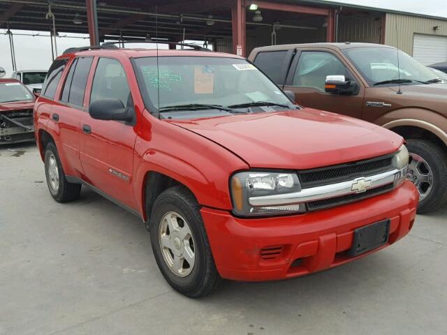 1GNDS13S422334898 - 2002 CHEVROLET TRAILBLAZE RED photo 1