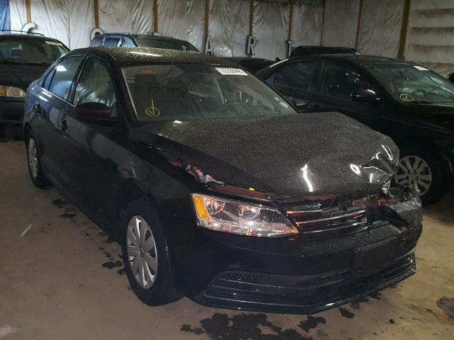 3VW2K7AJ0FM349813 - 2015 VOLKSWAGEN JETTA BASE 黑色 照片 1